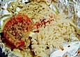 Rotbarsch mit Tomate - Mozzarella in Folie