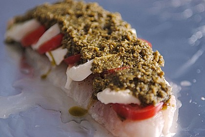 Rotbarsch mit Tomate - Mozzarella in Folie 2