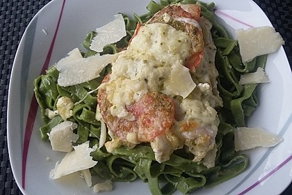 Rotbarsch mit Tomate - Mozzarella in Folie 8
