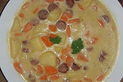 Das Rezept f&uuml;r Kartoffelsuppe 1
