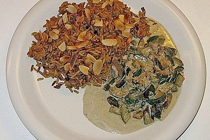 Bananen - Curryreis mit Zucchini 5