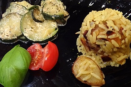 Bananen - Curryreis mit Zucchini 8