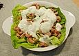 Krabbencocktail an Blattsalat