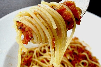 Bolognese von roten Linsen 5