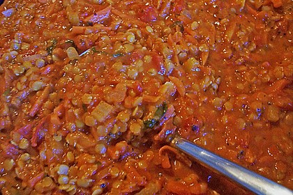 Bolognese von roten Linsen 42