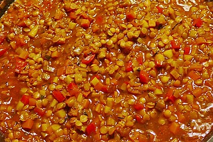 Bolognese von roten Linsen 24