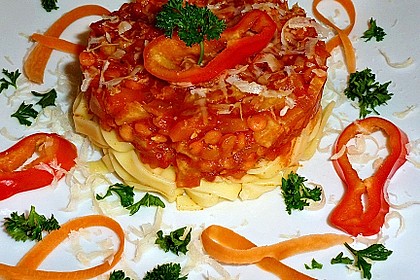Bolognese von roten Linsen 6