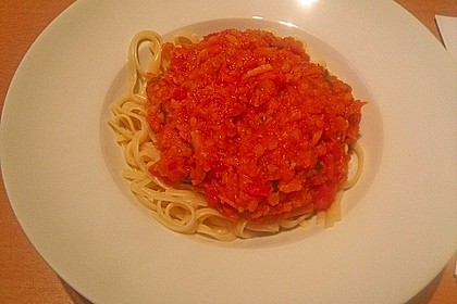 Bolognese von roten Linsen 40