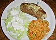 Schweineroulade, griechisch