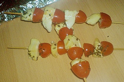 Mozzarella - Tomaten Spieße 19