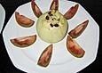 Gef&uuml;llte Zwiebeln mit Ziegenk&auml;se