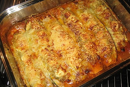 Mit Hackfleisch gefüllte Zucchini 4