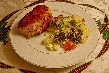 Kartoffelauflauf mit Brokkoli und Tomaten 15