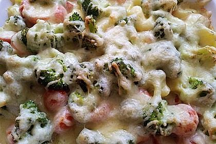Kartoffelauflauf mit Brokkoli und Tomaten 11