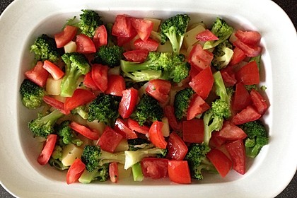 Kartoffelauflauf mit Brokkoli und Tomaten 14