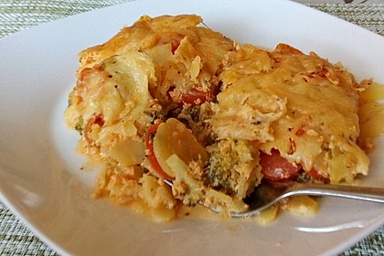 Kartoffelauflauf mit Brokkoli und Tomaten 19
