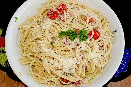 Spaghetti in Knoblauch und &Ouml;l 10