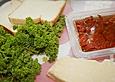 Schweinefiletmedaillons mit Parmesan - Tomaten - Kruste