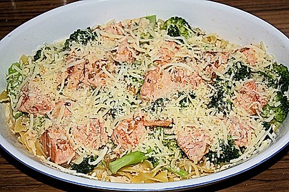 Lachs - Nudelauflauf 21