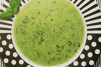 Brokkoli - Basilikum Suppe 4