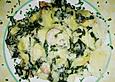Fisch - Kartoffel - Auflauf mit Spinat und Knoblauch