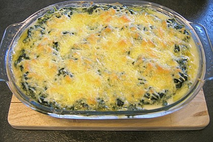 Fisch - Kartoffel - Auflauf mit Spinat und Knoblauch 9