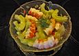 Gurkensalat mit Eismeergarnelen