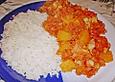 Fischst&auml;bchen - Pfanne in pikanter So&szlig;e