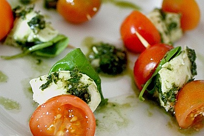 Tomaten - Mozzarella - Spieße 11