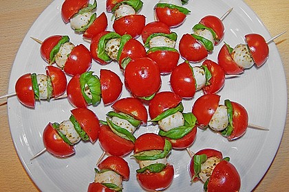 Tomaten - Mozzarella - Spieße 9