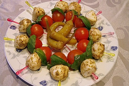 Tomaten - Mozzarella - Spieße 21