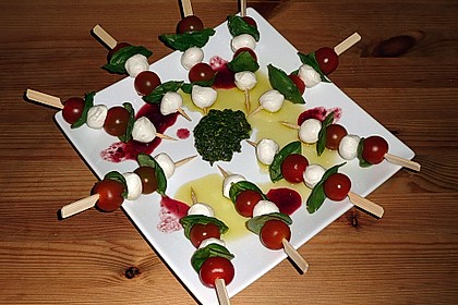 Tomaten - Mozzarella - Spieße 14