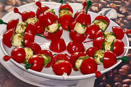Tomaten - Mozzarella - Spieße 27