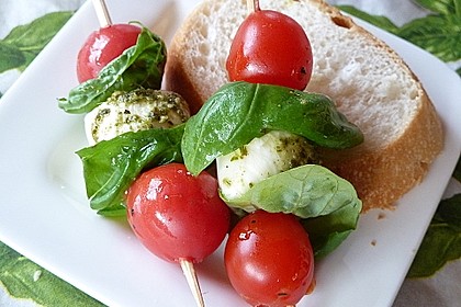Tomaten - Mozzarella - Spieße 1