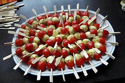 Tomaten - Mozzarella - Spieße 3