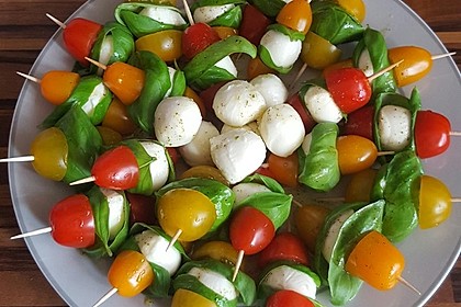 Tomaten - Mozzarella - Spieße 5