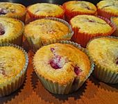 Vanille - Himbeer - Muffins (Bild)