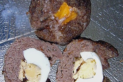Falsche Hasen mit Senfsoße 12