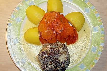 Falsche Hasen mit Senfsoße 6