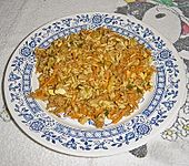 Angelique`s chinesische Hackfleischpfanne mit Reis (Bild)