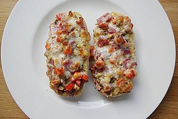 Superschnelle Pizzabrötchen