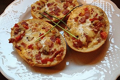 Superschnelle Pizzabrötchen 8