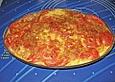 Auflauf mit Stangenbohnen, Kartoffeln, Tomaten und Gelderl&auml;nder Bauchspeck