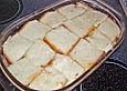 Scheiterhaufen mit Vanillepuddingguss