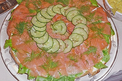 Schnelle Lachstorte