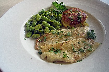 Grenadierfisch an dicken Bohnen 1