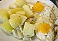 Spargel und Kartoffeln in Pfeffersauce