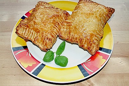Schinken - K&auml;se Bl&auml;tterteigtaschen 8