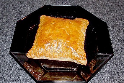Schinken - K&auml;se Bl&auml;tterteigtaschen