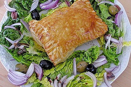 Schinken - K&auml;se Bl&auml;tterteigtaschen 1